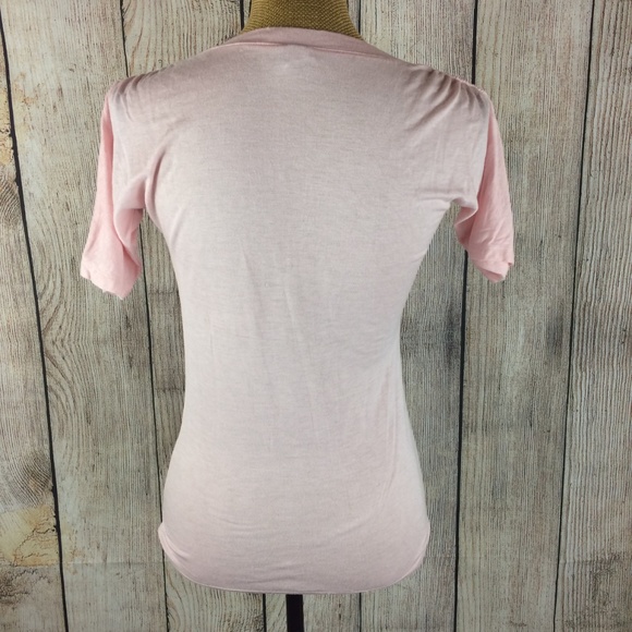 DownEast Pale Pink Short Sleeve T-Shirt Sz S - Picture 2 of 6